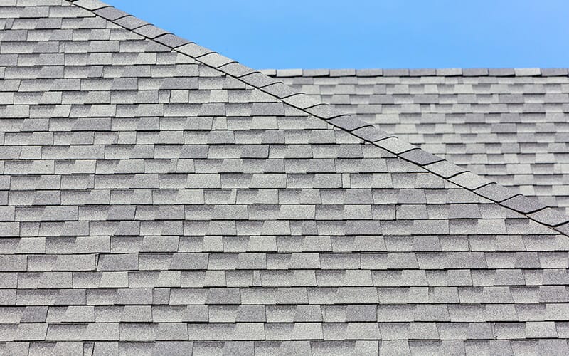 Asphalt shingle roofing repair
