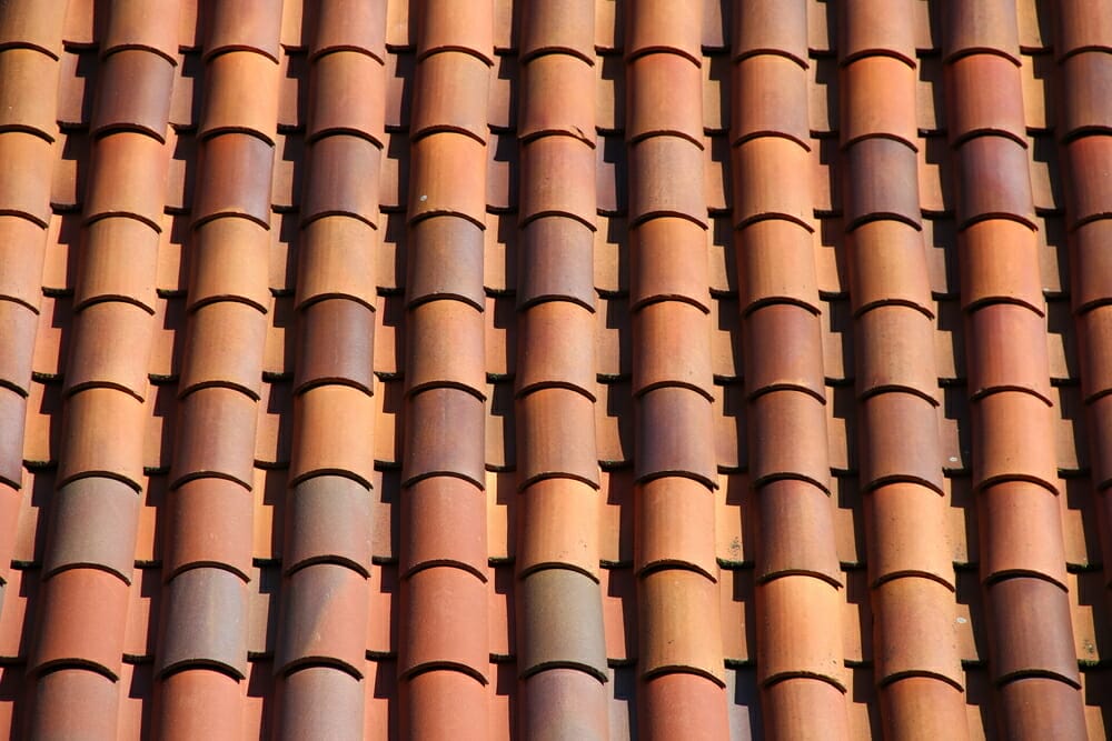 reroofing with clay or concrete tiles